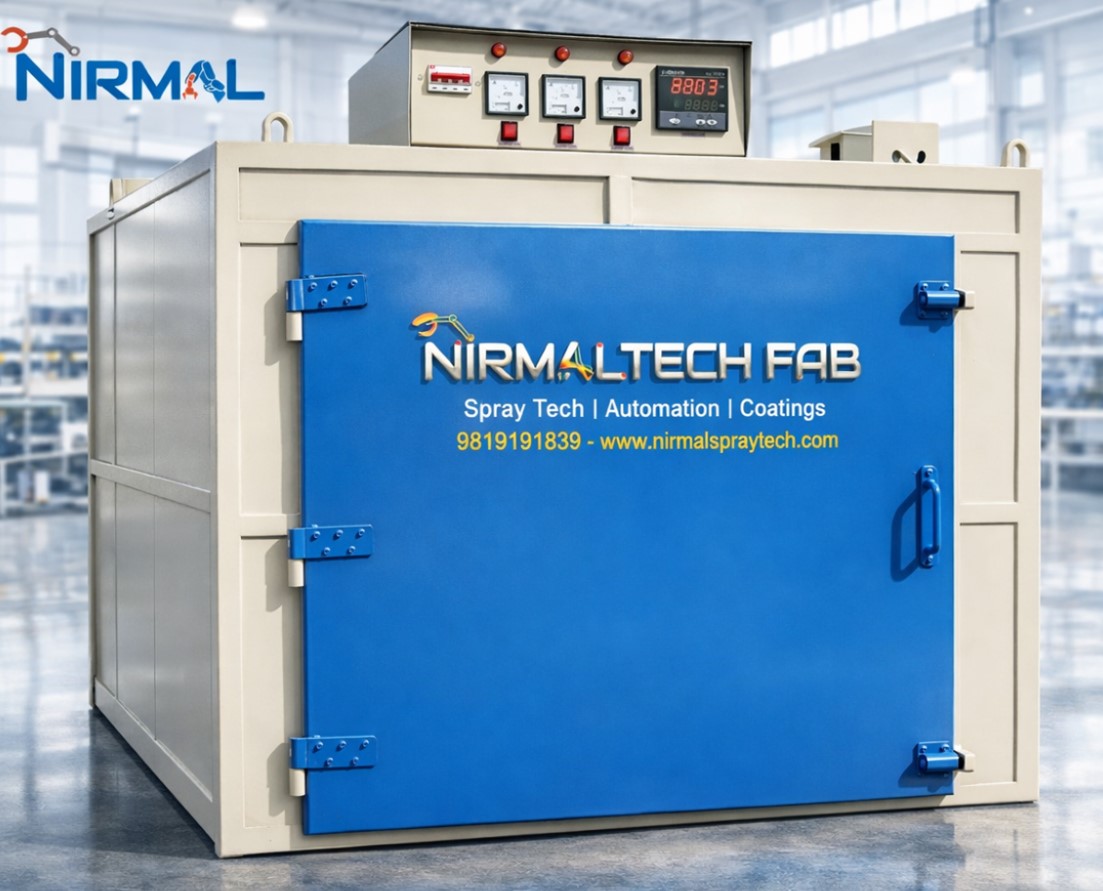 Electric Heating Oven – Versatile Industrial Batch Oven with PID Temperature Control (50-400°C), SS Chamber, Forced Convection, Uniform Heating for Powder Coating, Annealing & Drying Applications